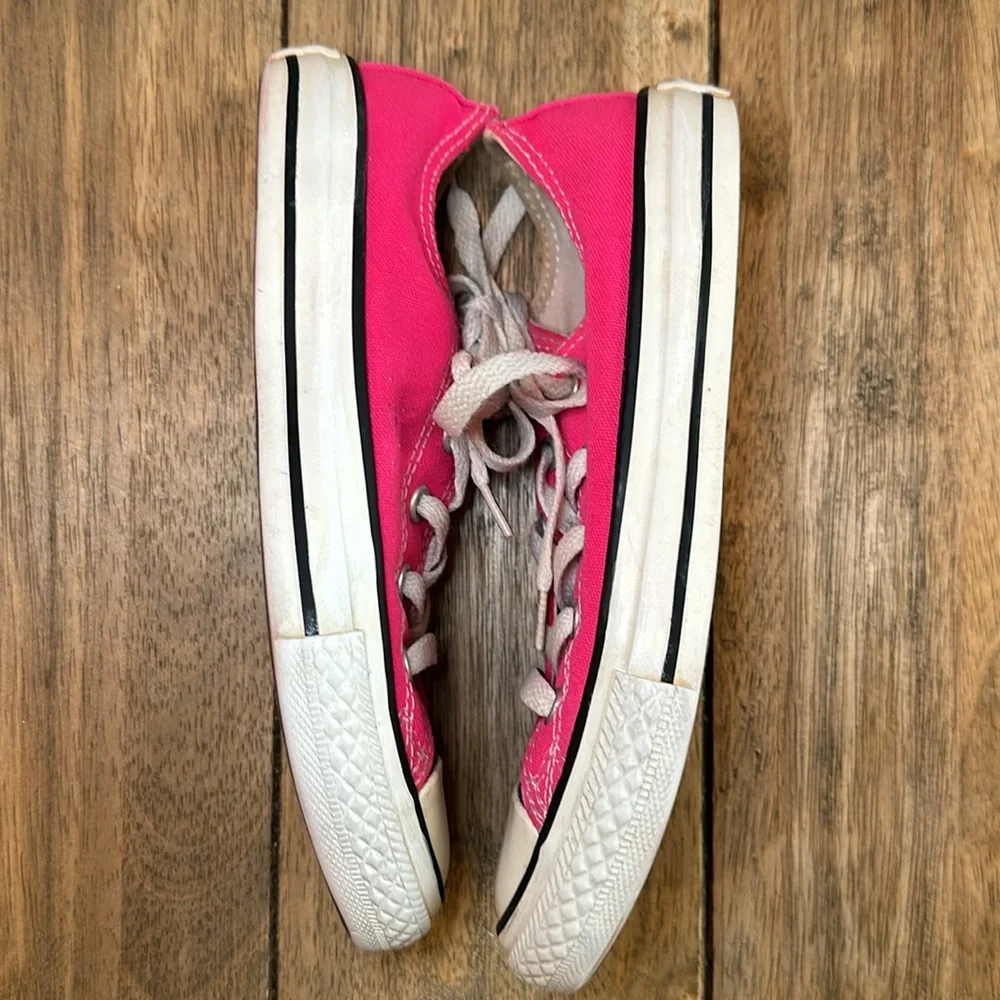 Converse Pink Pop Chuck Taylor All Star Junior's Ox Lace Up Low Top/Sz 1